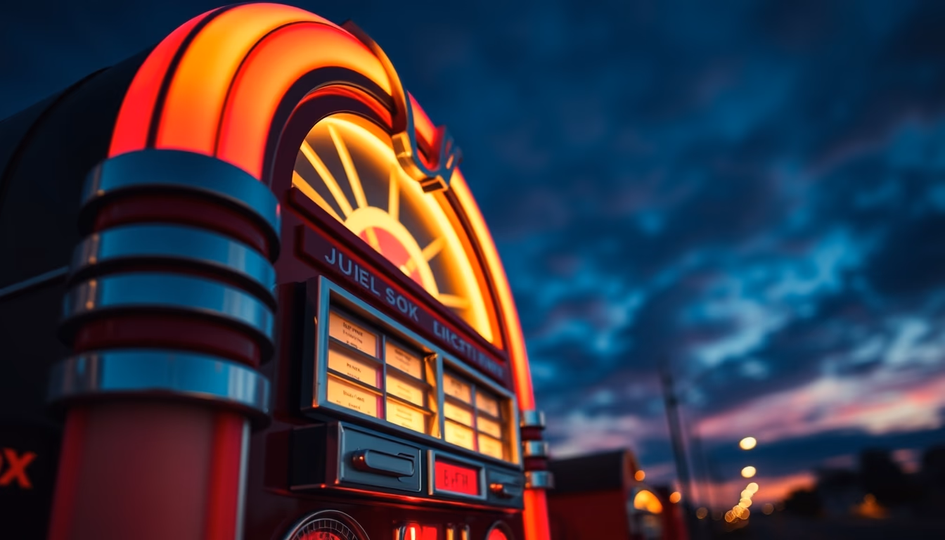 45 rpm jukebox singles in editorial style