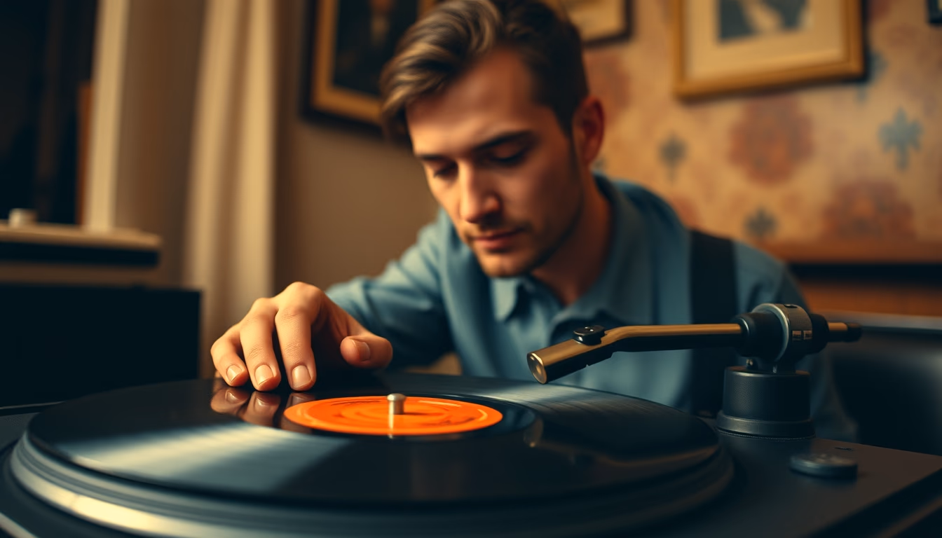 78 rpm shellac vintage in editorial style