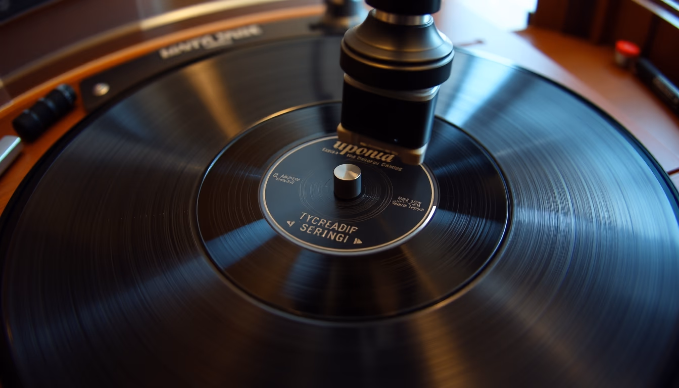 78 rpm shellac vintage in editorial style