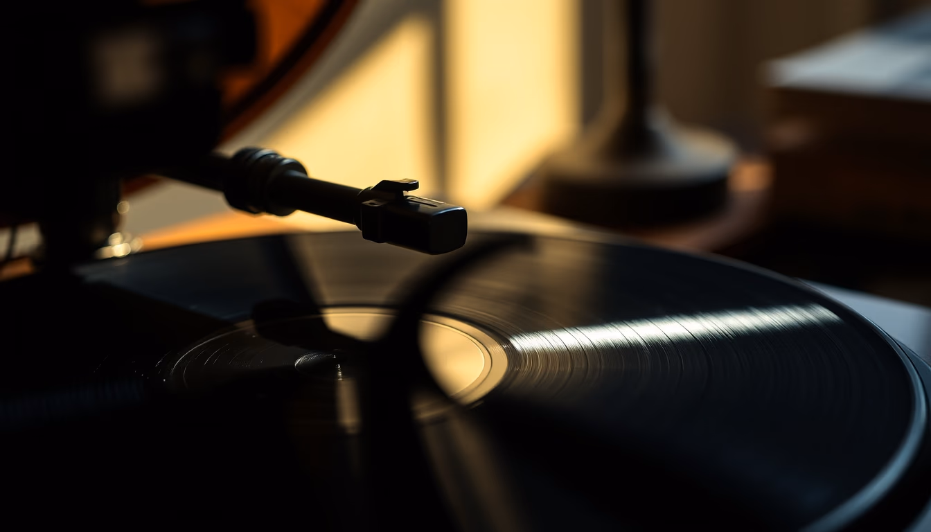 78 rpm shellac vintage in editorial style