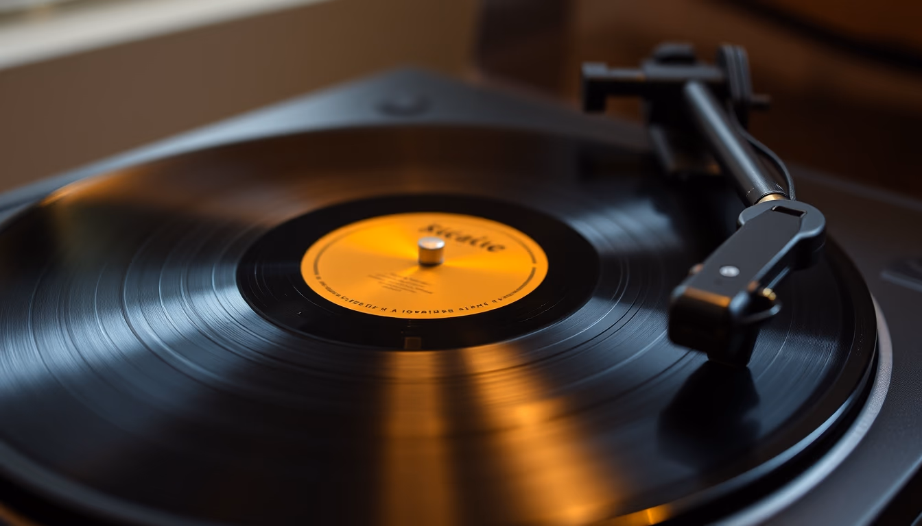 78 rpm shellac vintage in editorial style