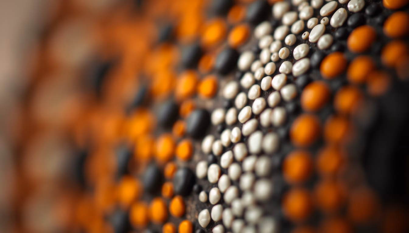 aboriginal dot painting in editorial style