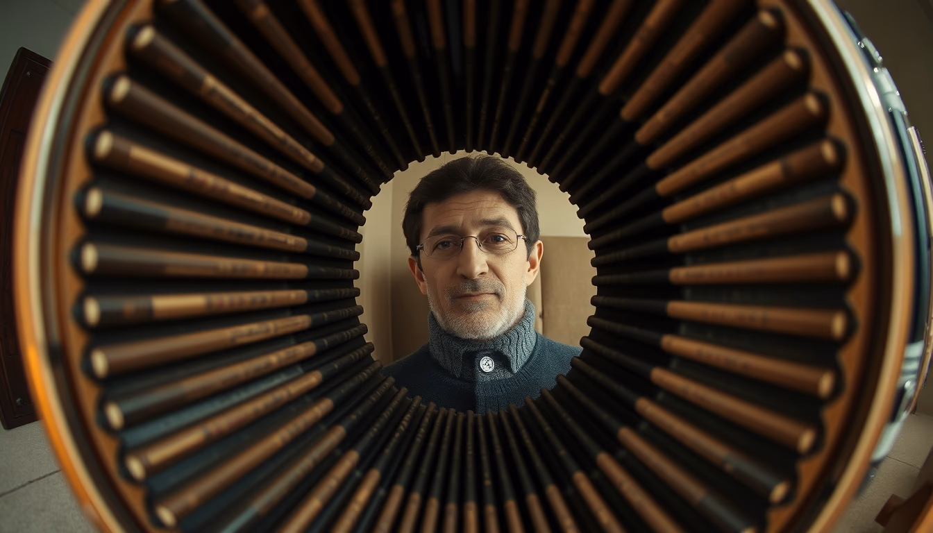 accordion bellows old in editorial style