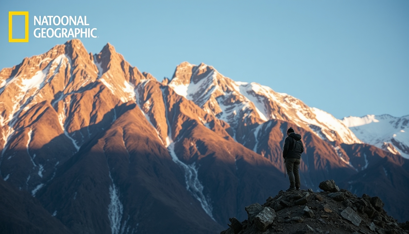 aconcagua argentina in editorial style