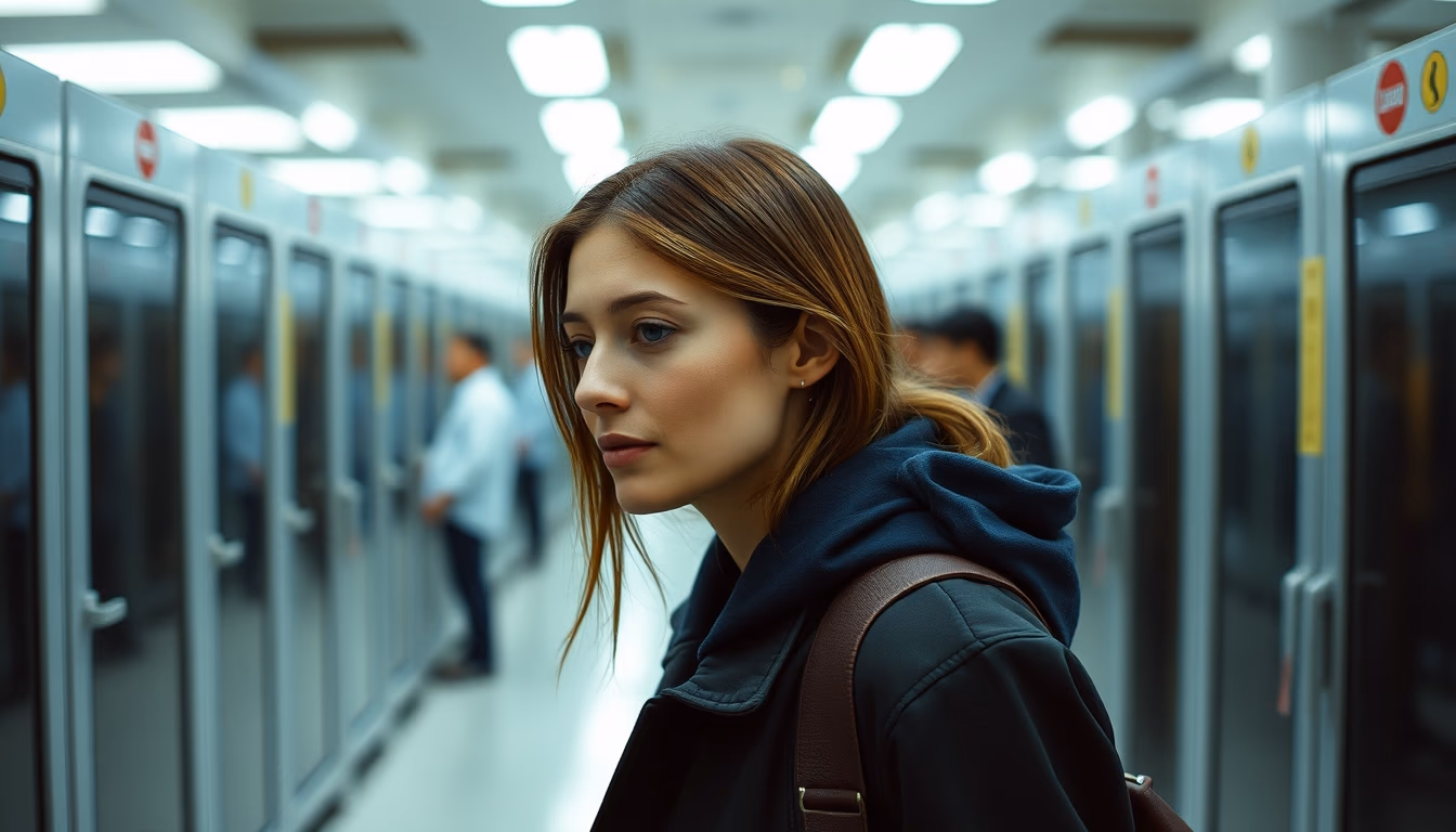 ai core data center in editorial style