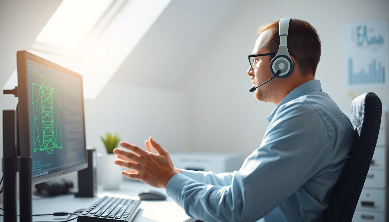 AI engineer training neural network on workstation em estilo editorial