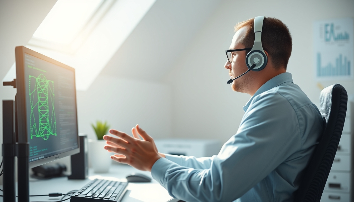 AI engineer training neural network on workstation em estilo editorial