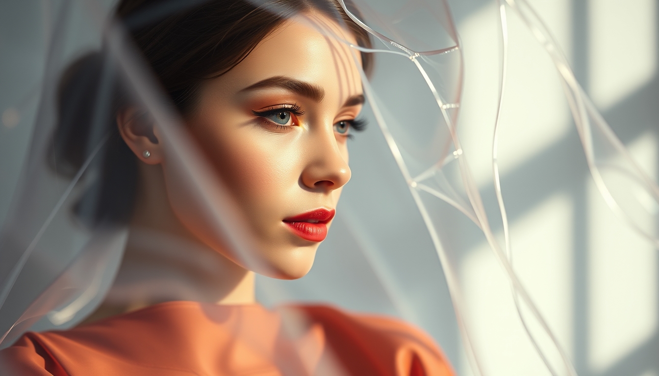 AI neural network 3D visualization in editorial style