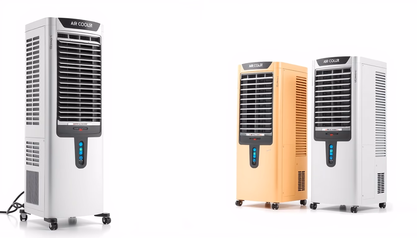 air cooler tower in editorial style