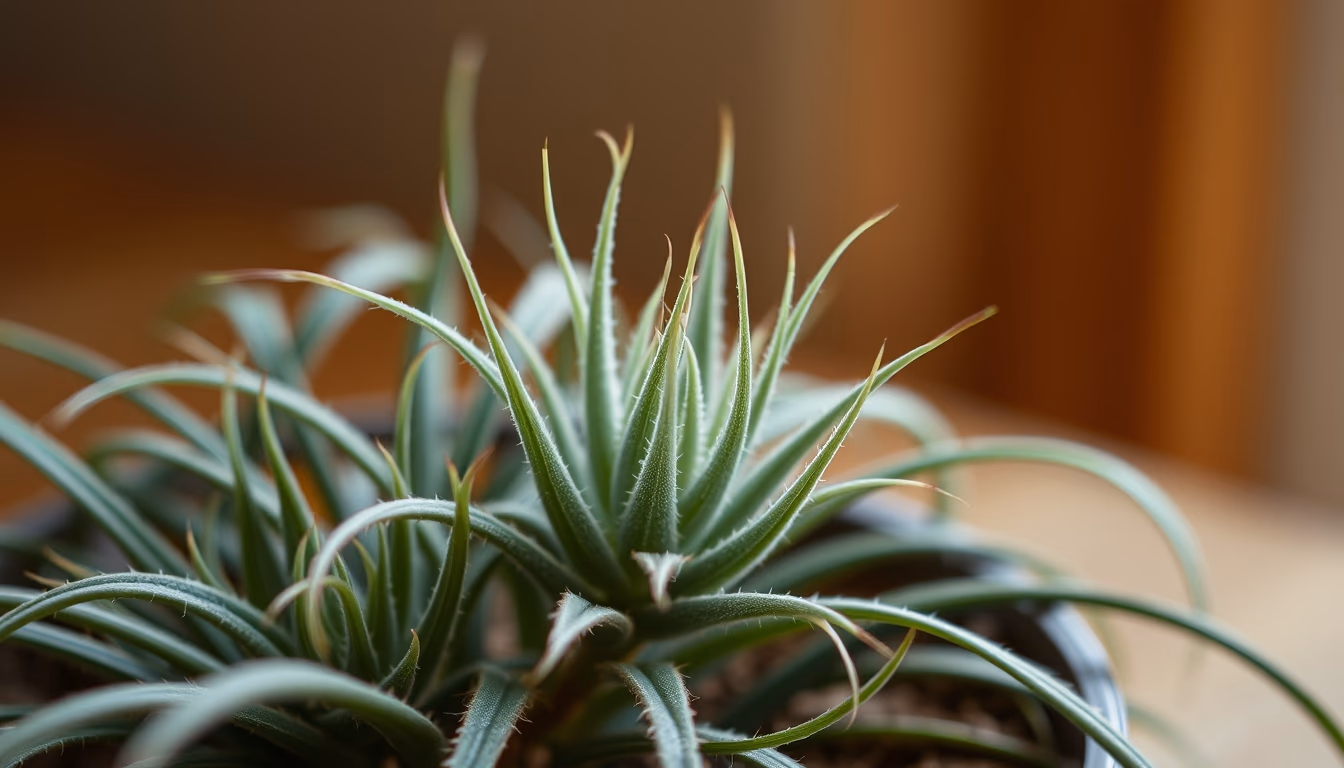 air plants tillandsia in editorial style