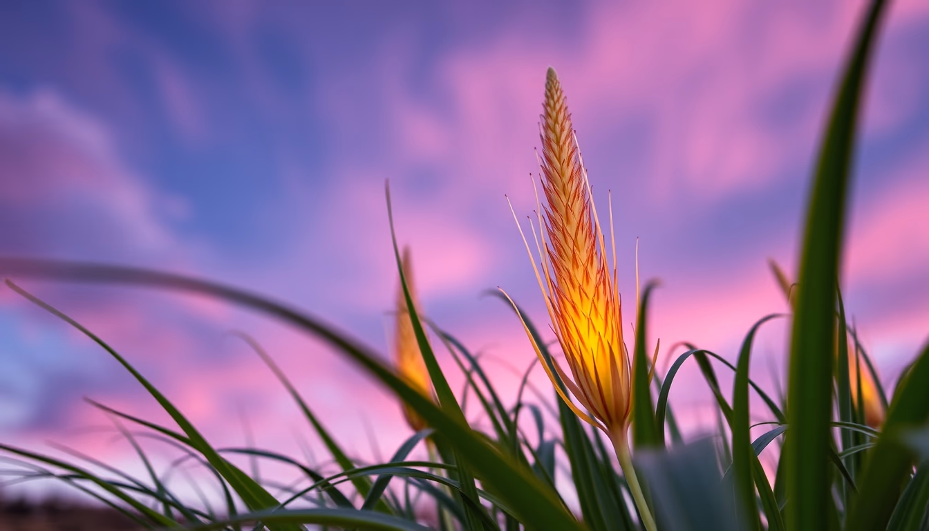 air plants tillandsia in editorial style