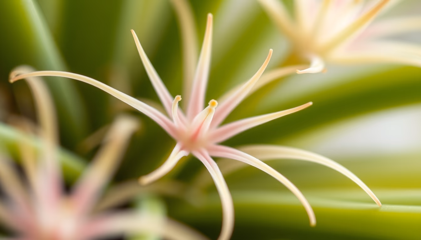 air plants tillandsia in editorial style