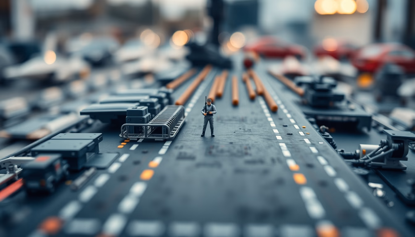 aircraft carrier deck in editorial style