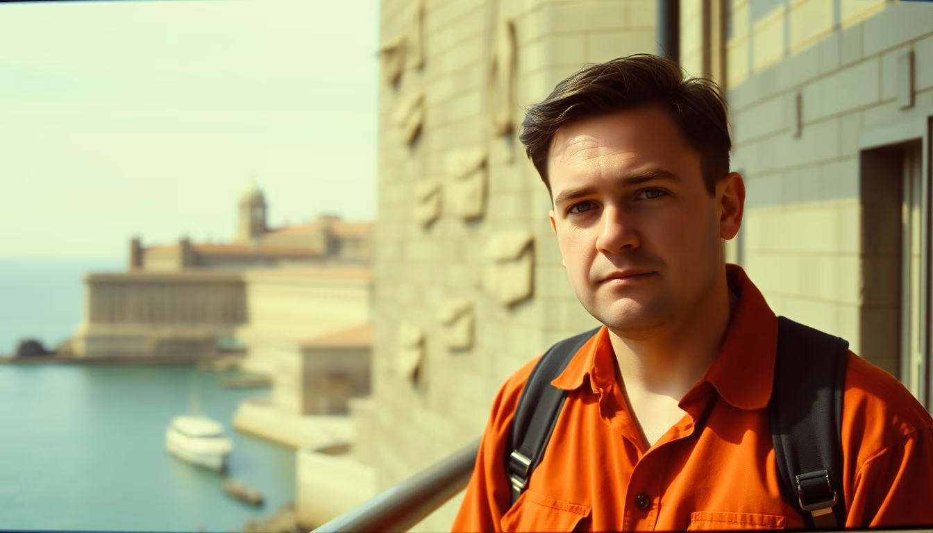 alcatraz island prison in editorial style