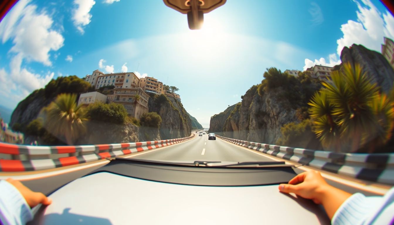 amalfi coast drive in editorial style