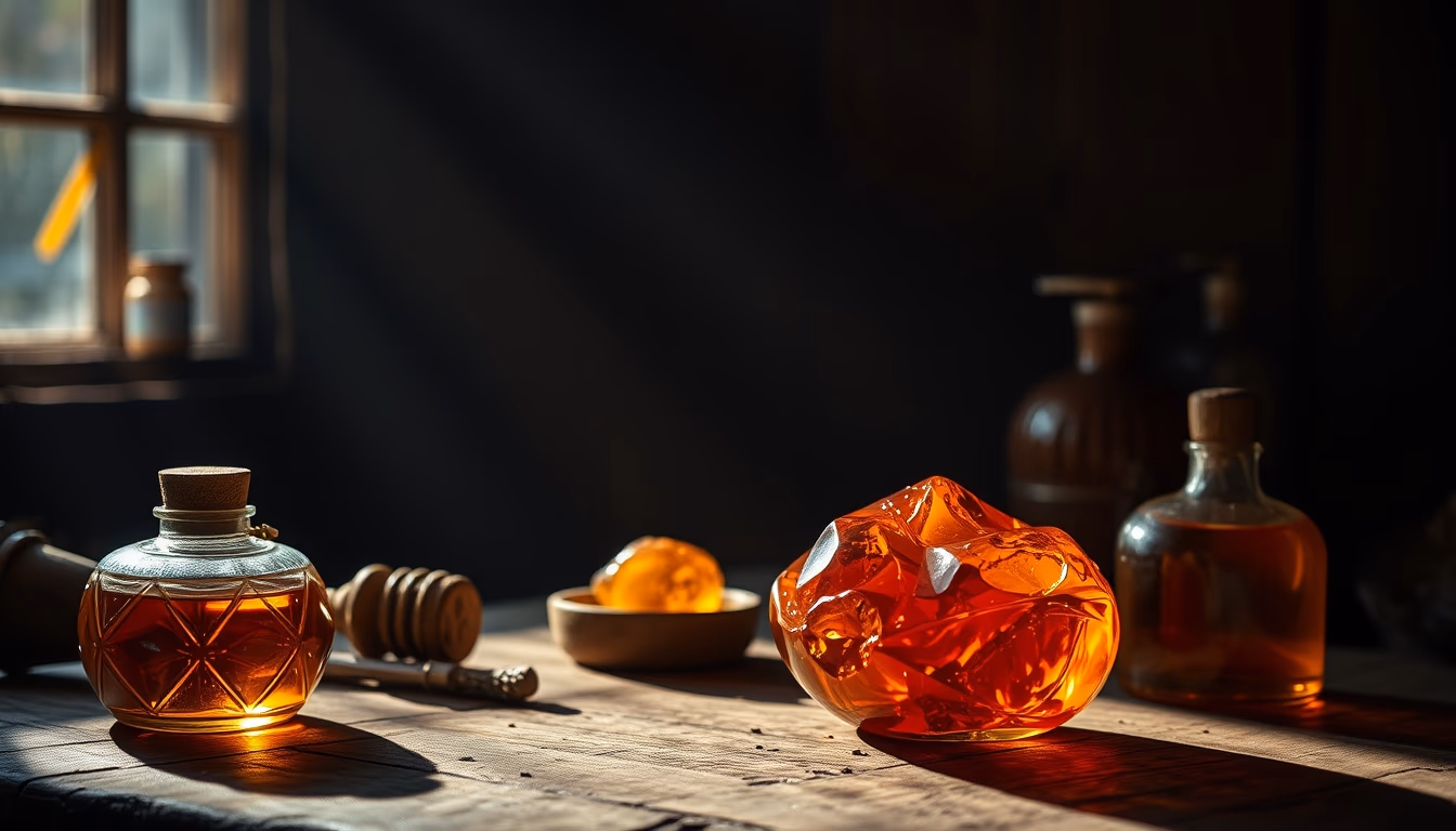 amber baltic trade in editorial style