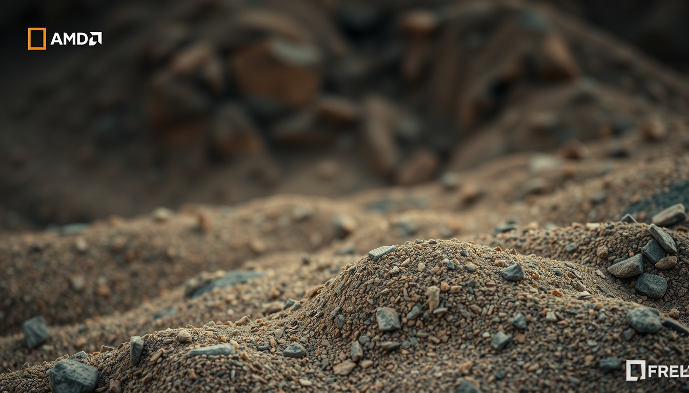 amd ryzen processor in editorial style