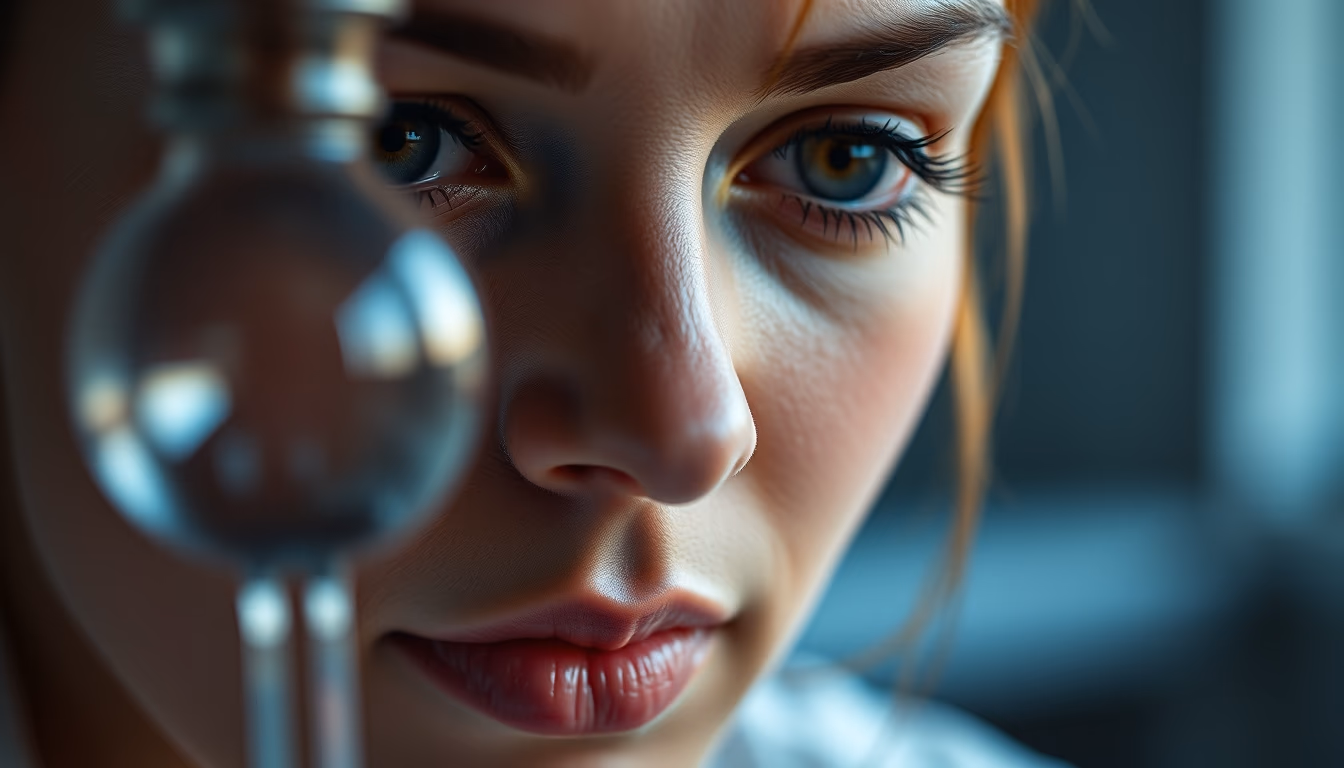 analytical balance closeup in editorial style