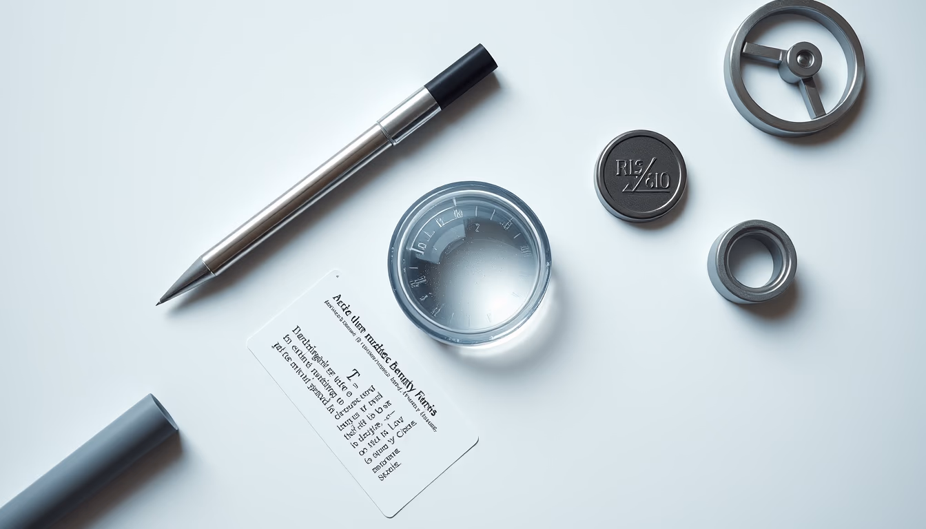 analytical balance closeup in editorial style