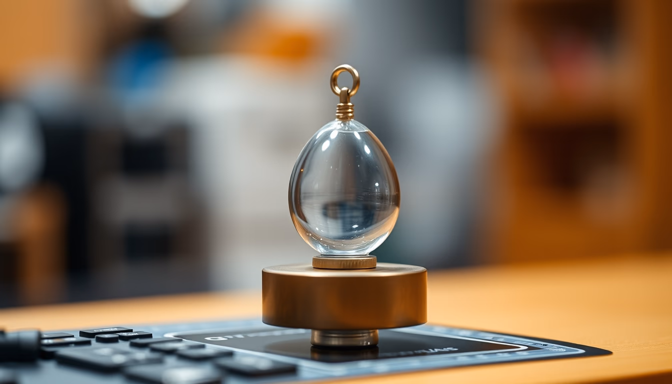 analytical balance closeup in editorial style
