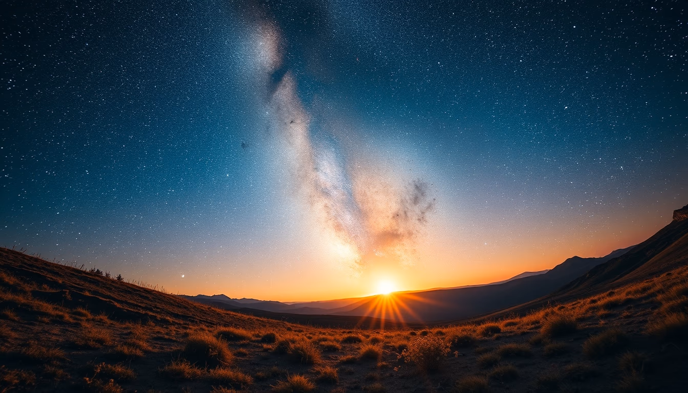 andromeda galaxy spiral in editorial style