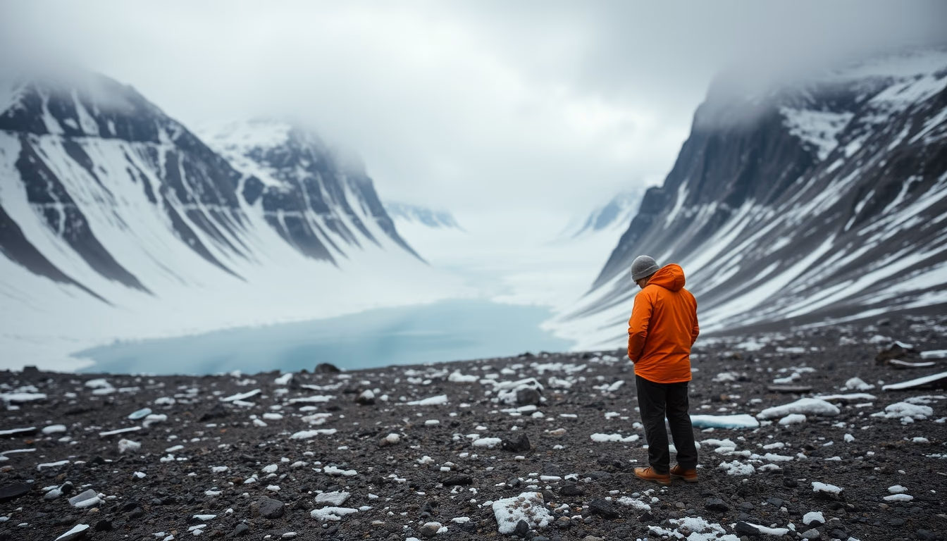 antarctic ozone hole in editorial style