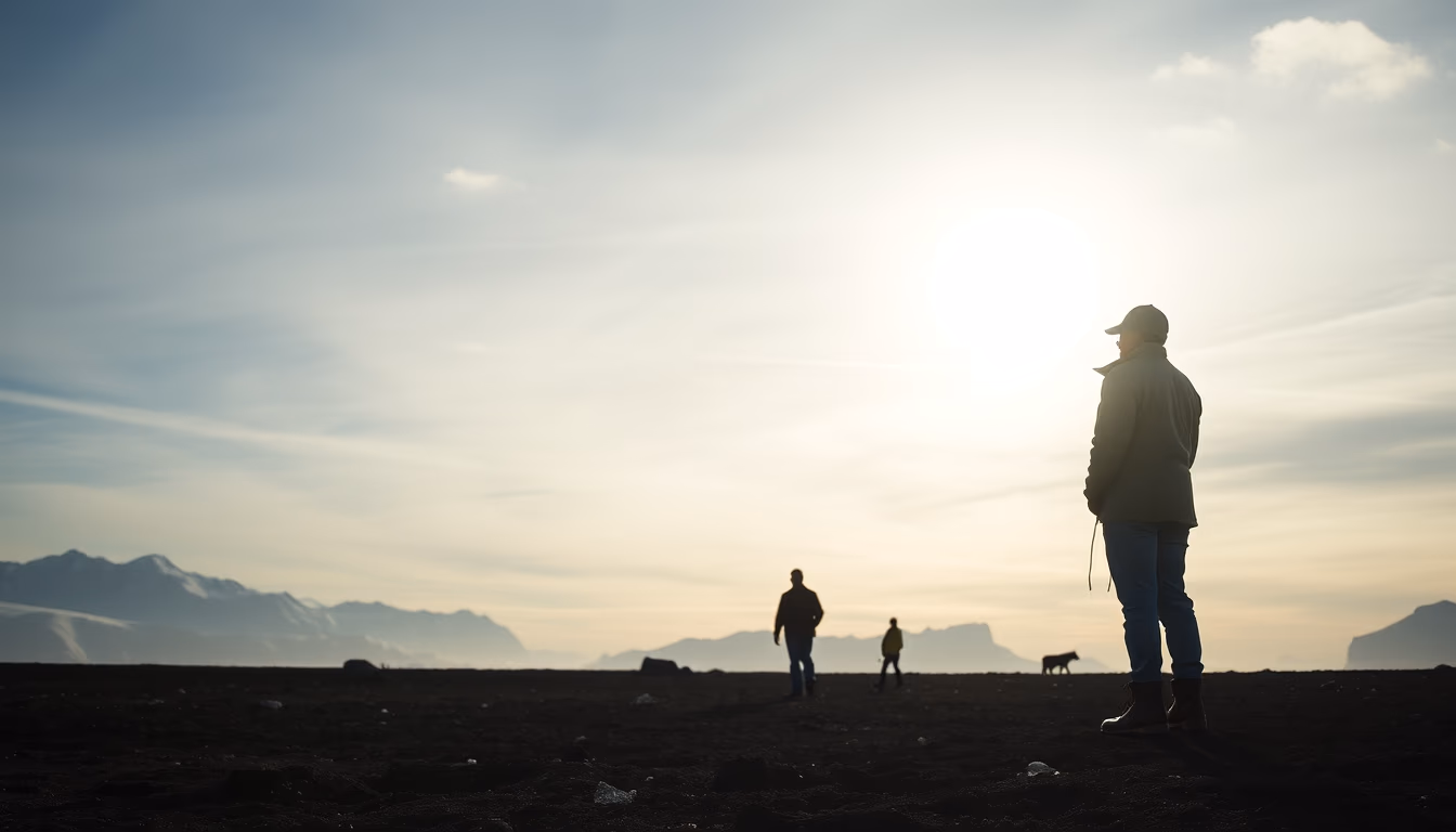 antarctic ozone hole in editorial style