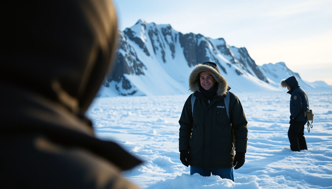 antarctic ozone hole in editorial style