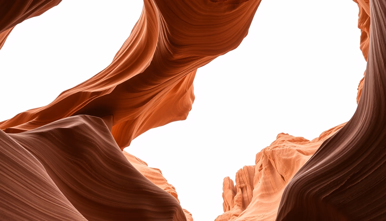 antelope canyon arizona in editorial style