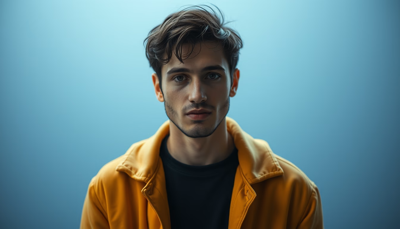 antibody structure render in editorial style