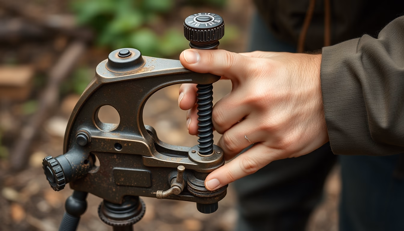 antique hand drill brace in editorial style