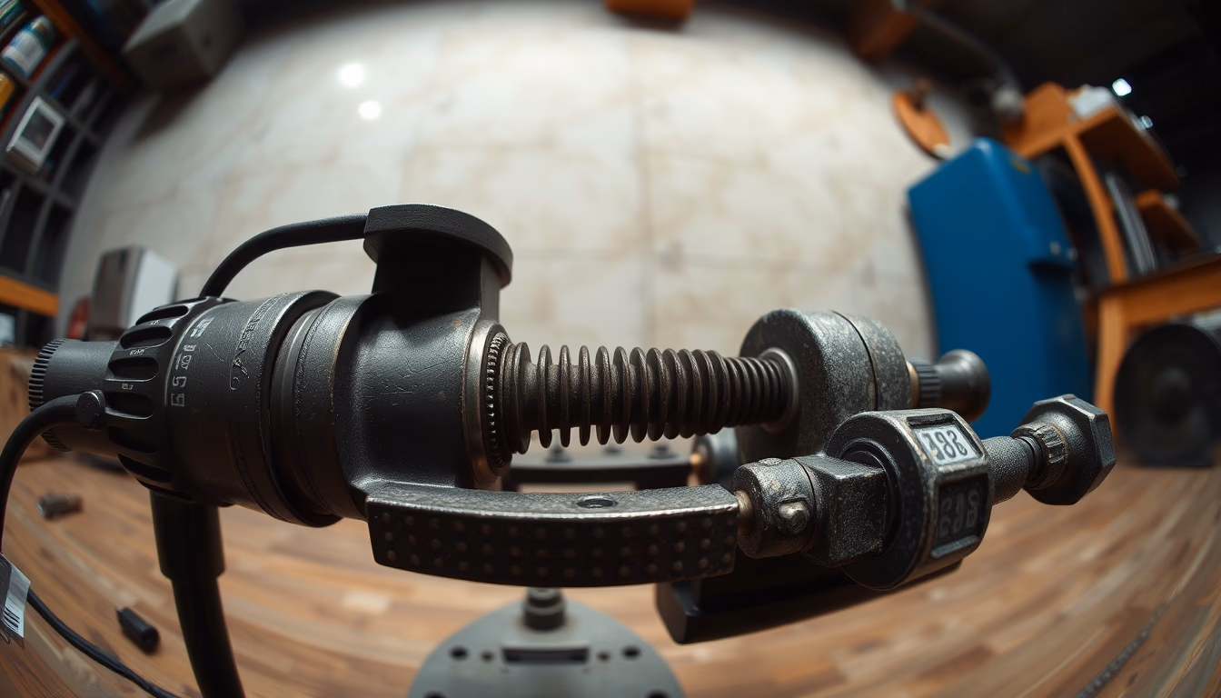 antique hand drill brace in editorial style