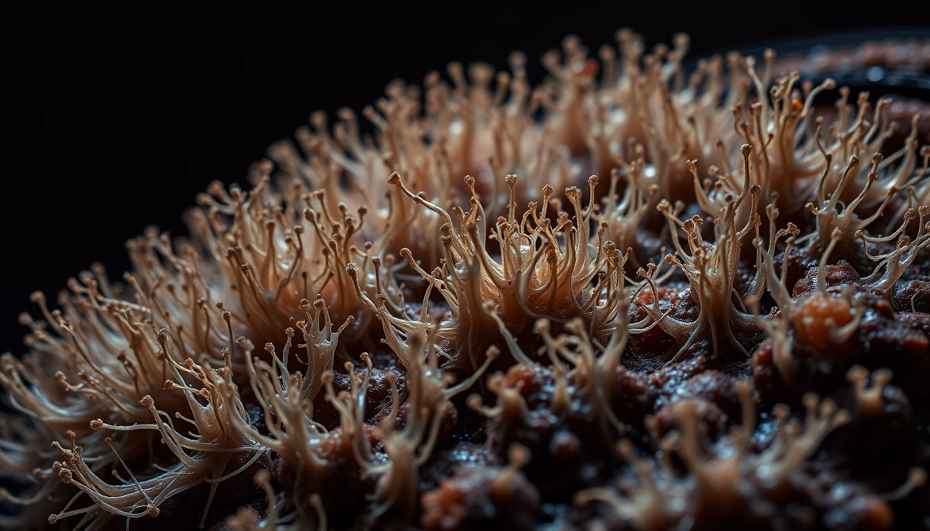 archaea extremophile in editorial style