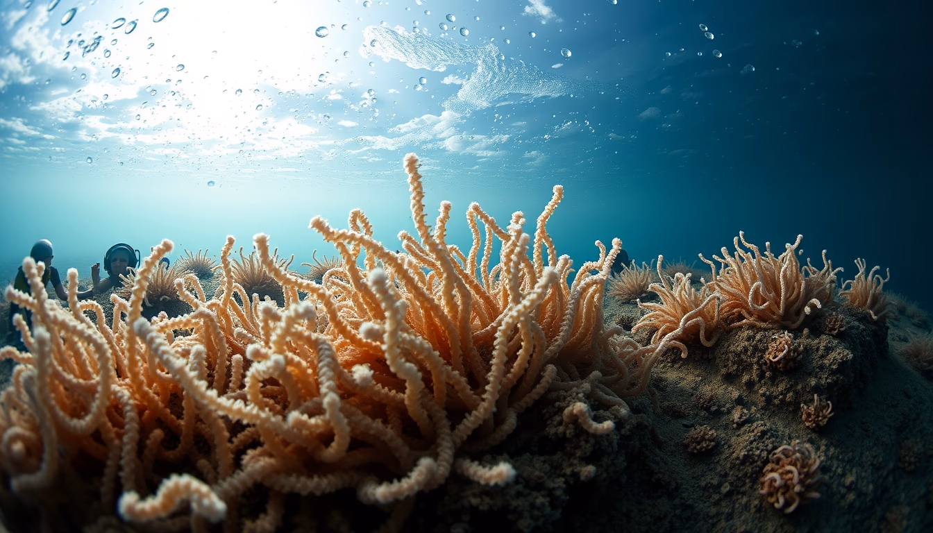 archaea extremophile in editorial style