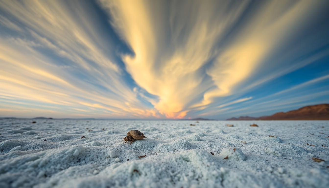 archaea extremophile in editorial style