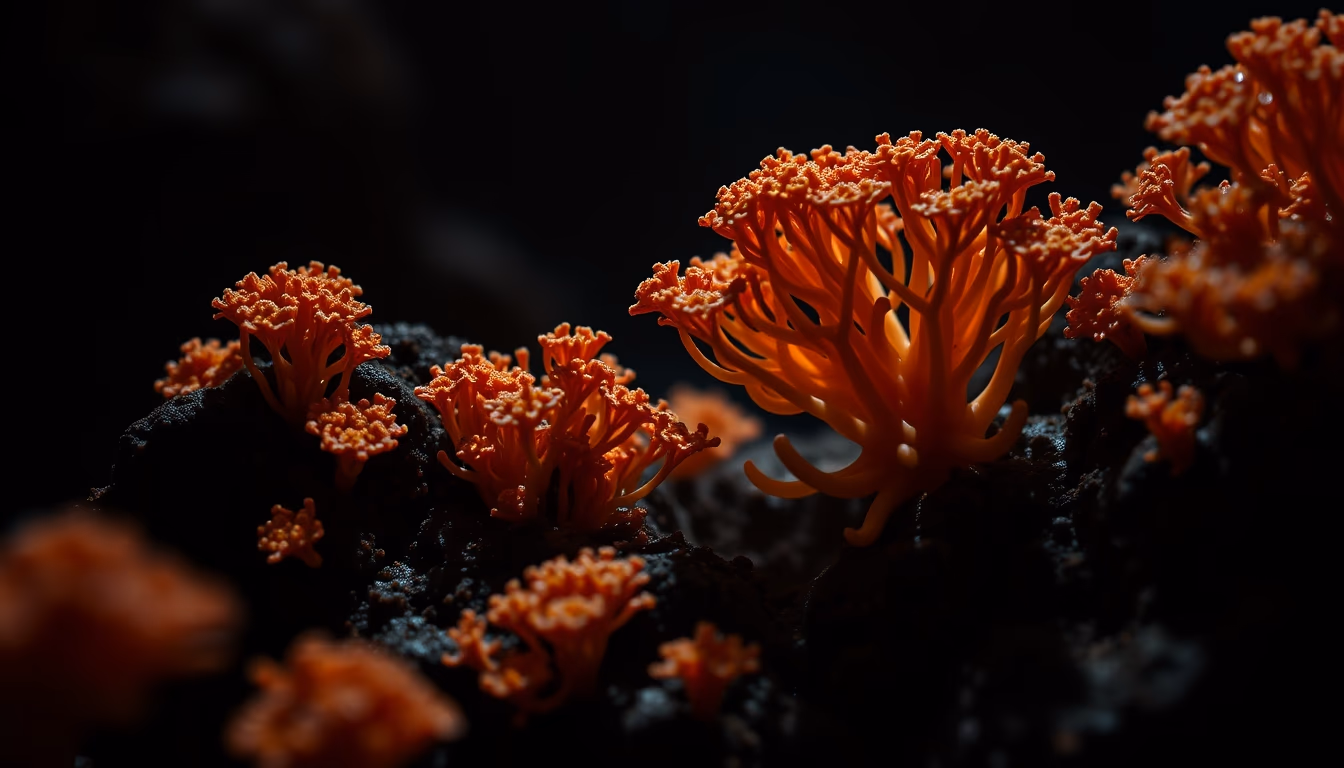 archaea extremophile in editorial style