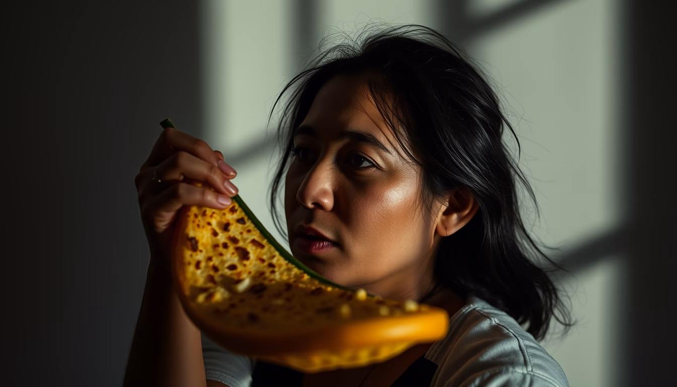 arepa colombian in editorial style