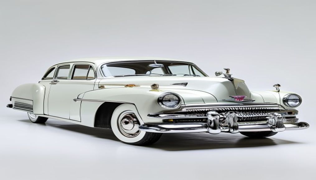 art deco chrysler in editorial style