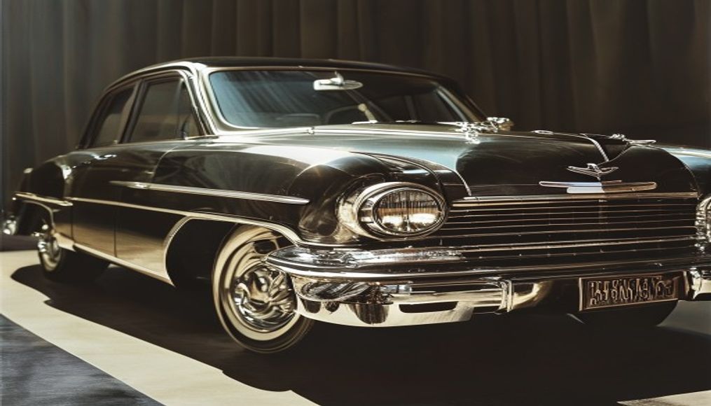 art deco chrysler in editorial style