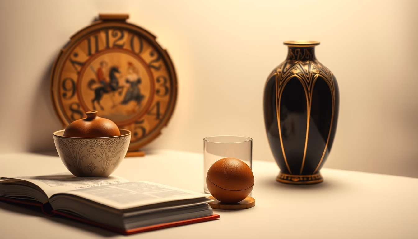 art deco postcard in editorial style