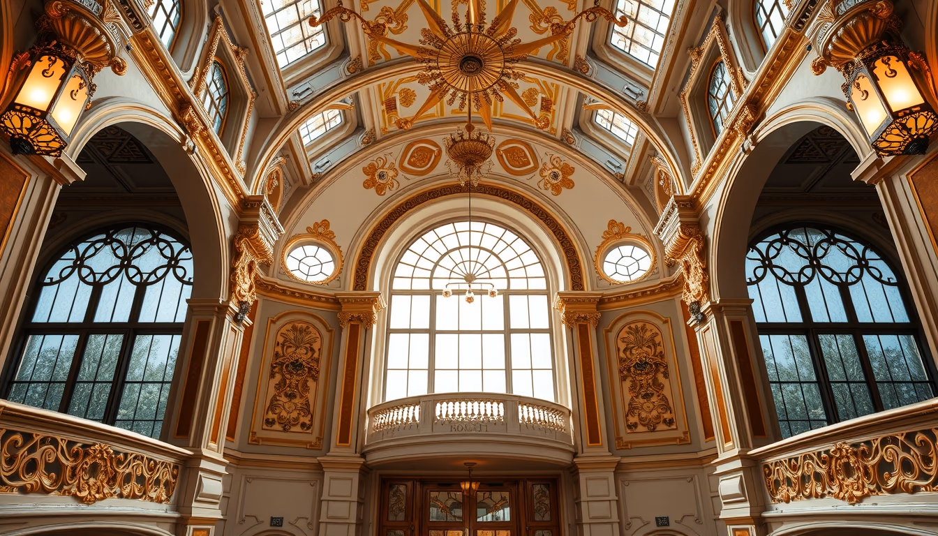 art nouveau klimt gold in editorial style