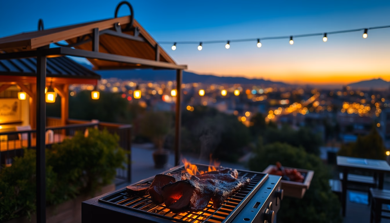 asado argentine grill in editorial style