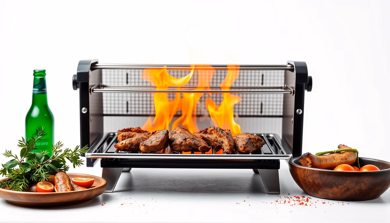 asado argentine grill in editorial style