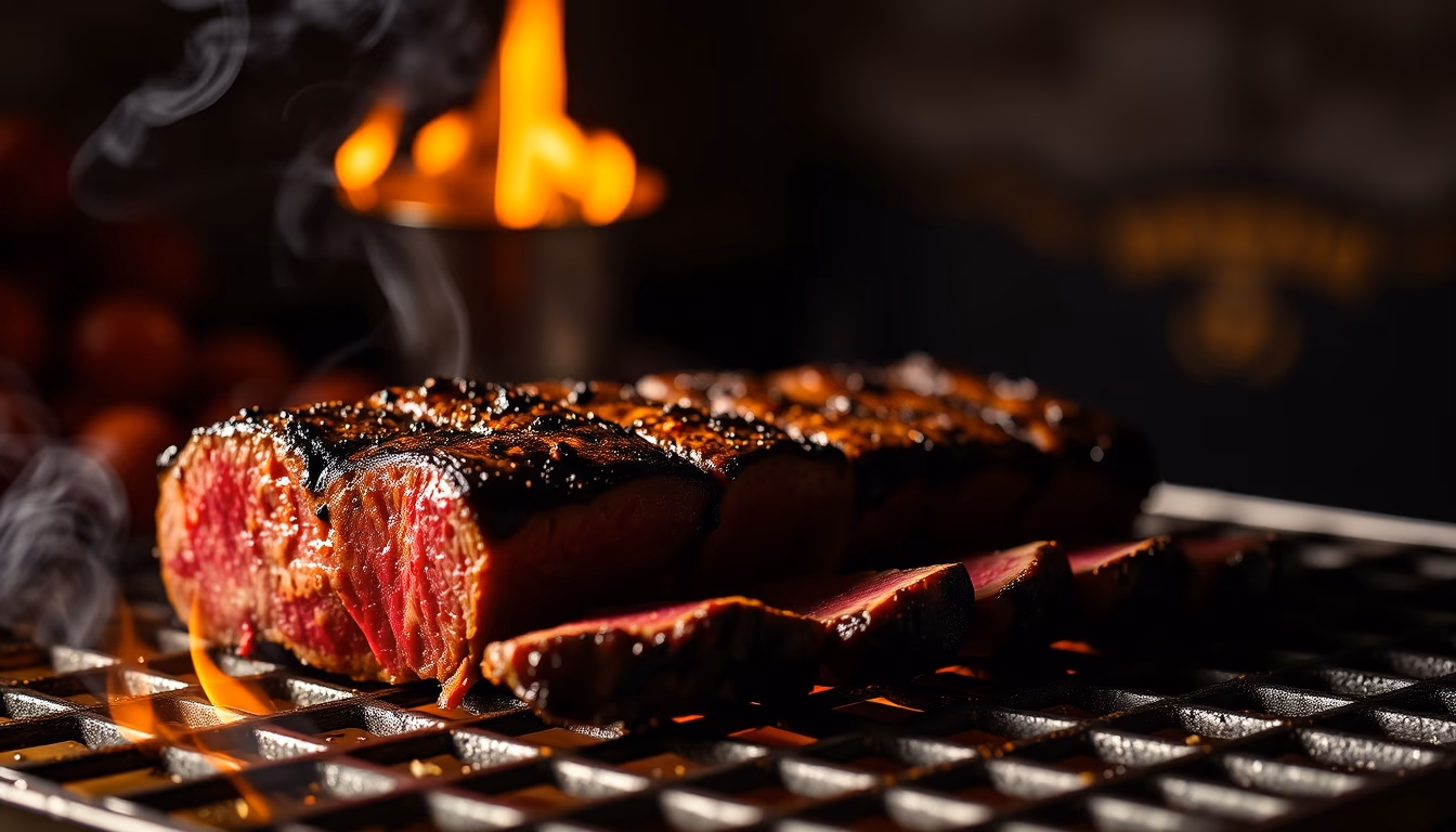 asado argentine grill in editorial style