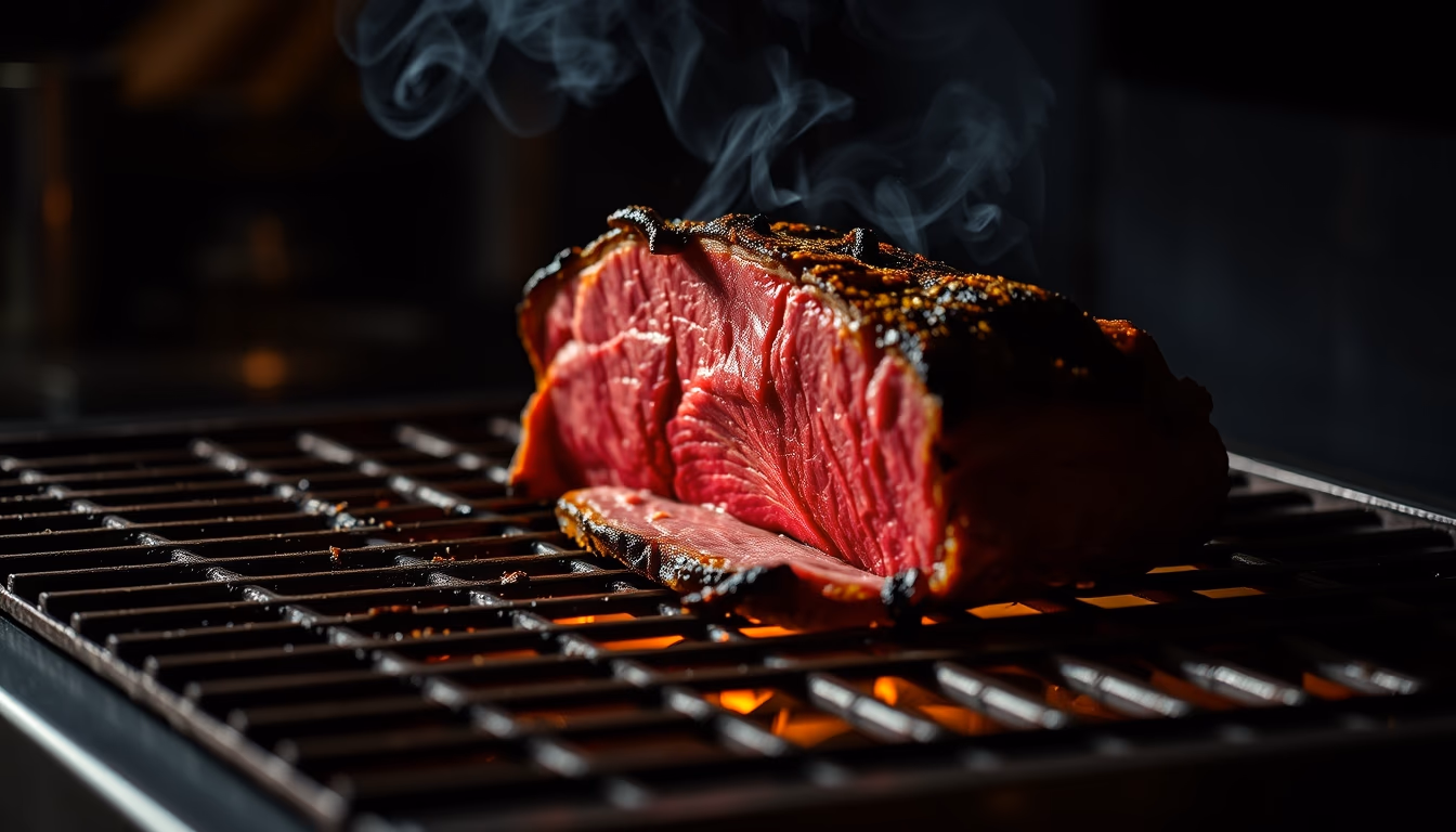 asado argentine grill in editorial style