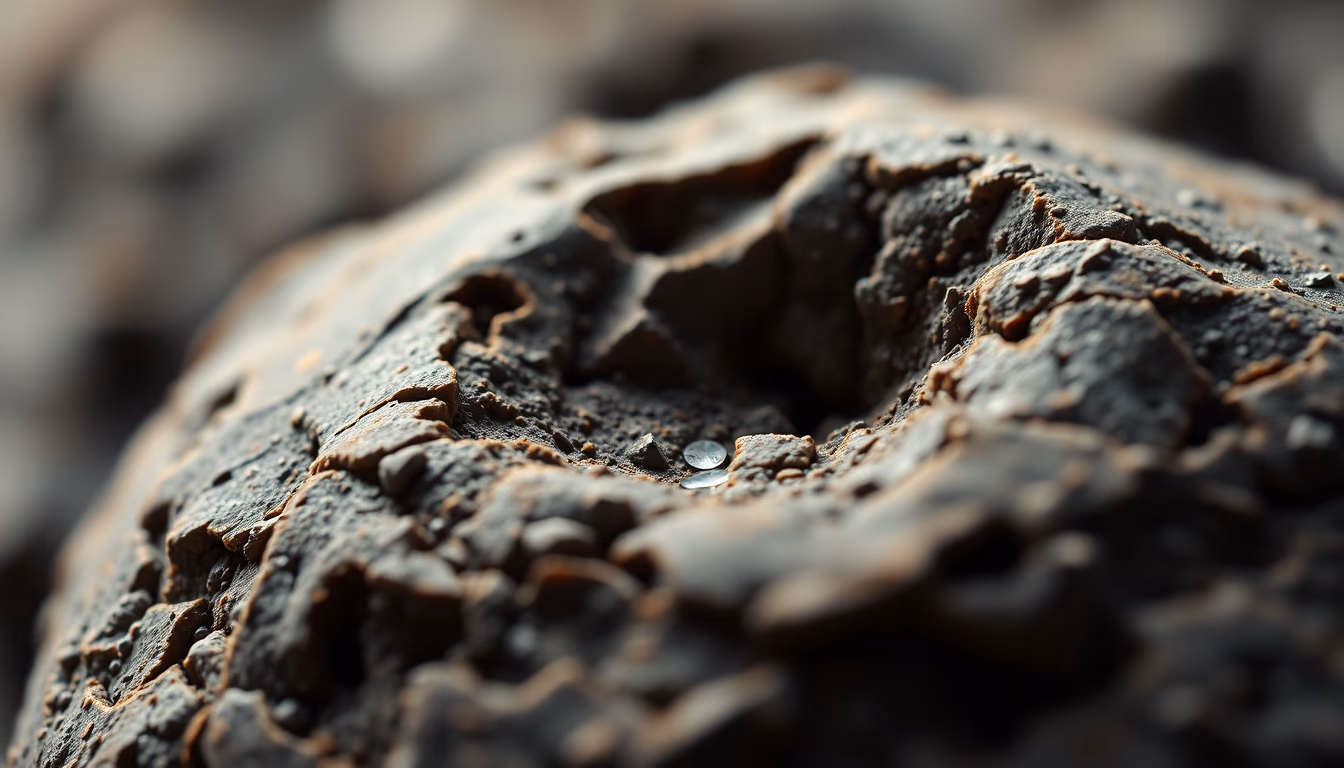 asteroid belt artistic in editorial style