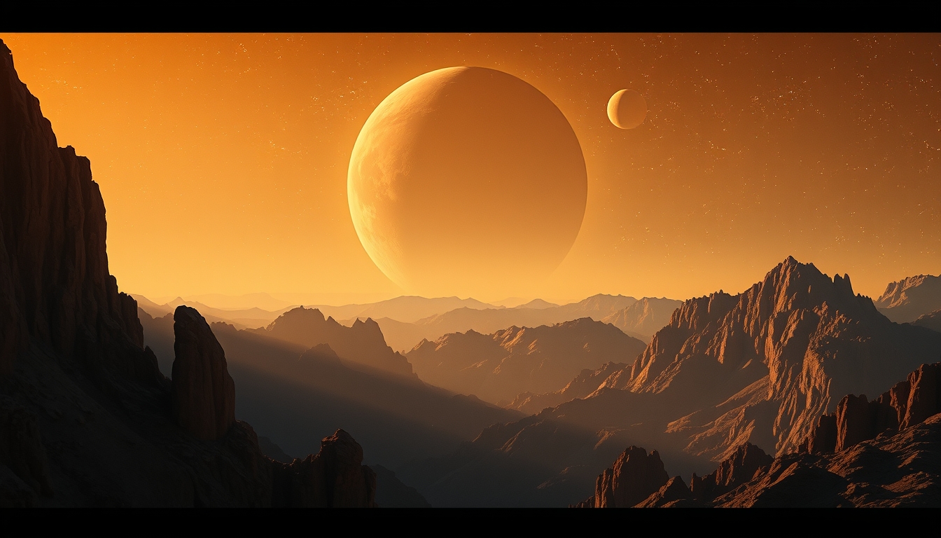 asteroid belt artistic in editorial style