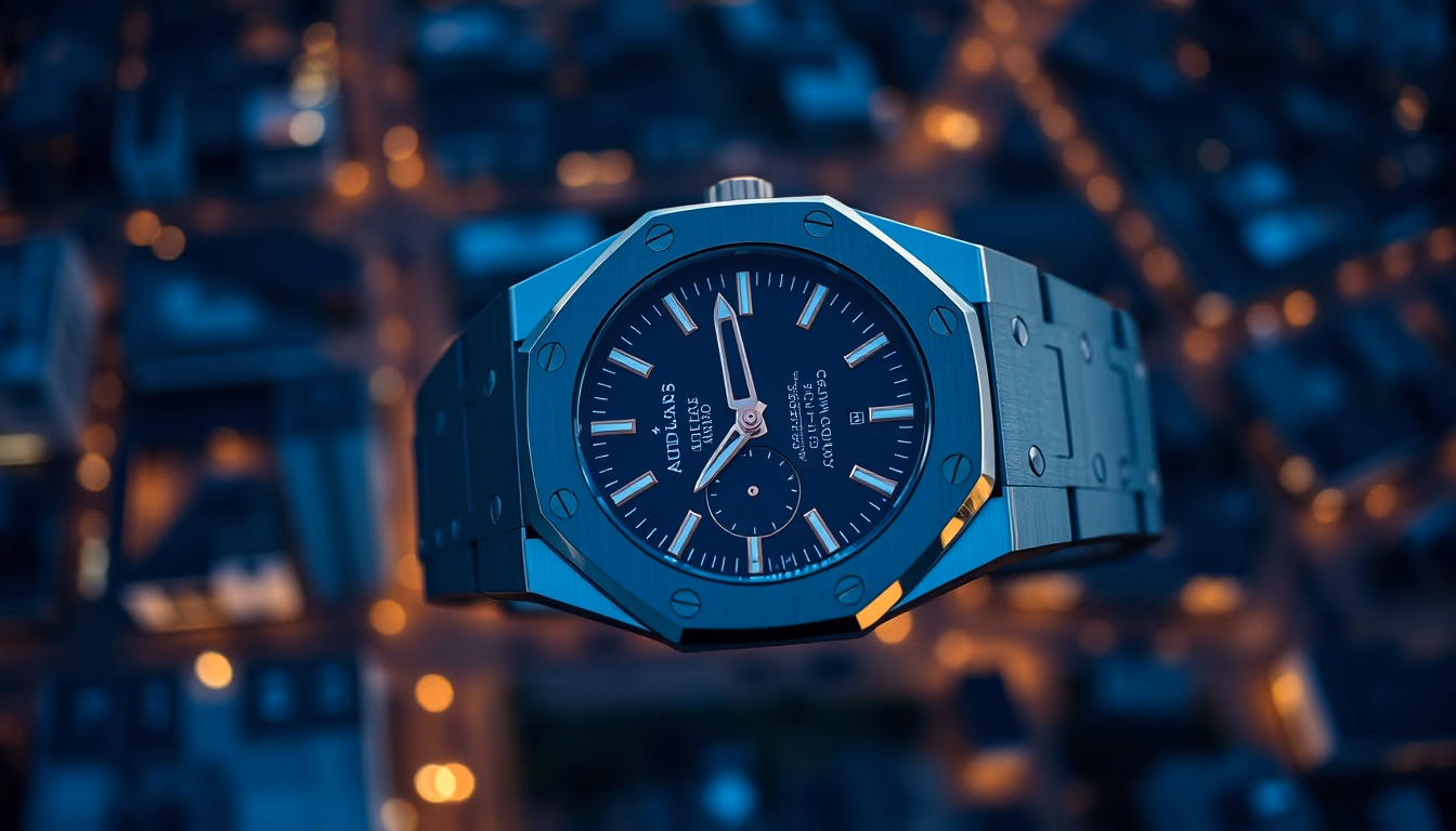 audemars piguet royal oak in editorial style