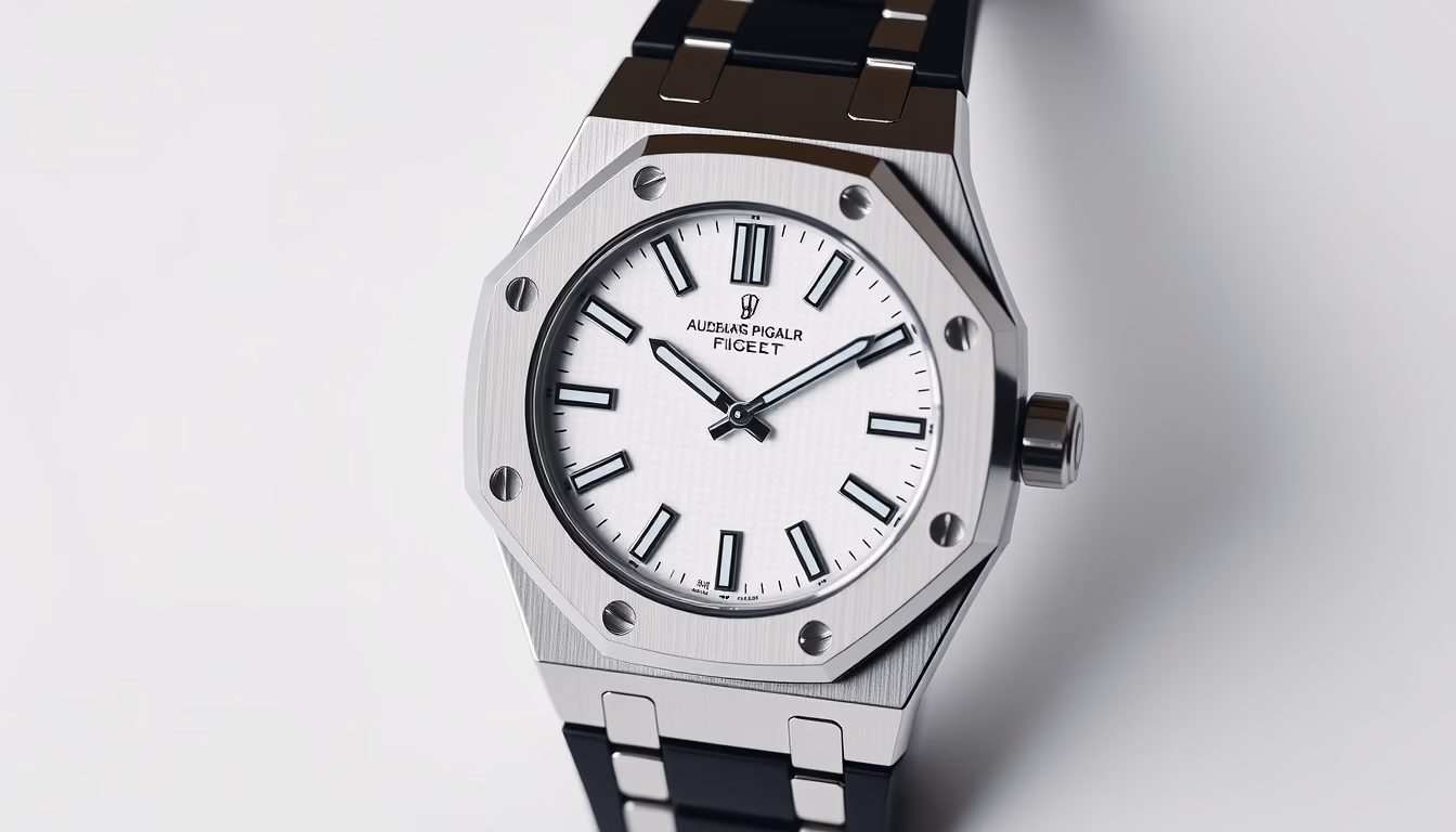 audemars piguet royal oak in editorial style