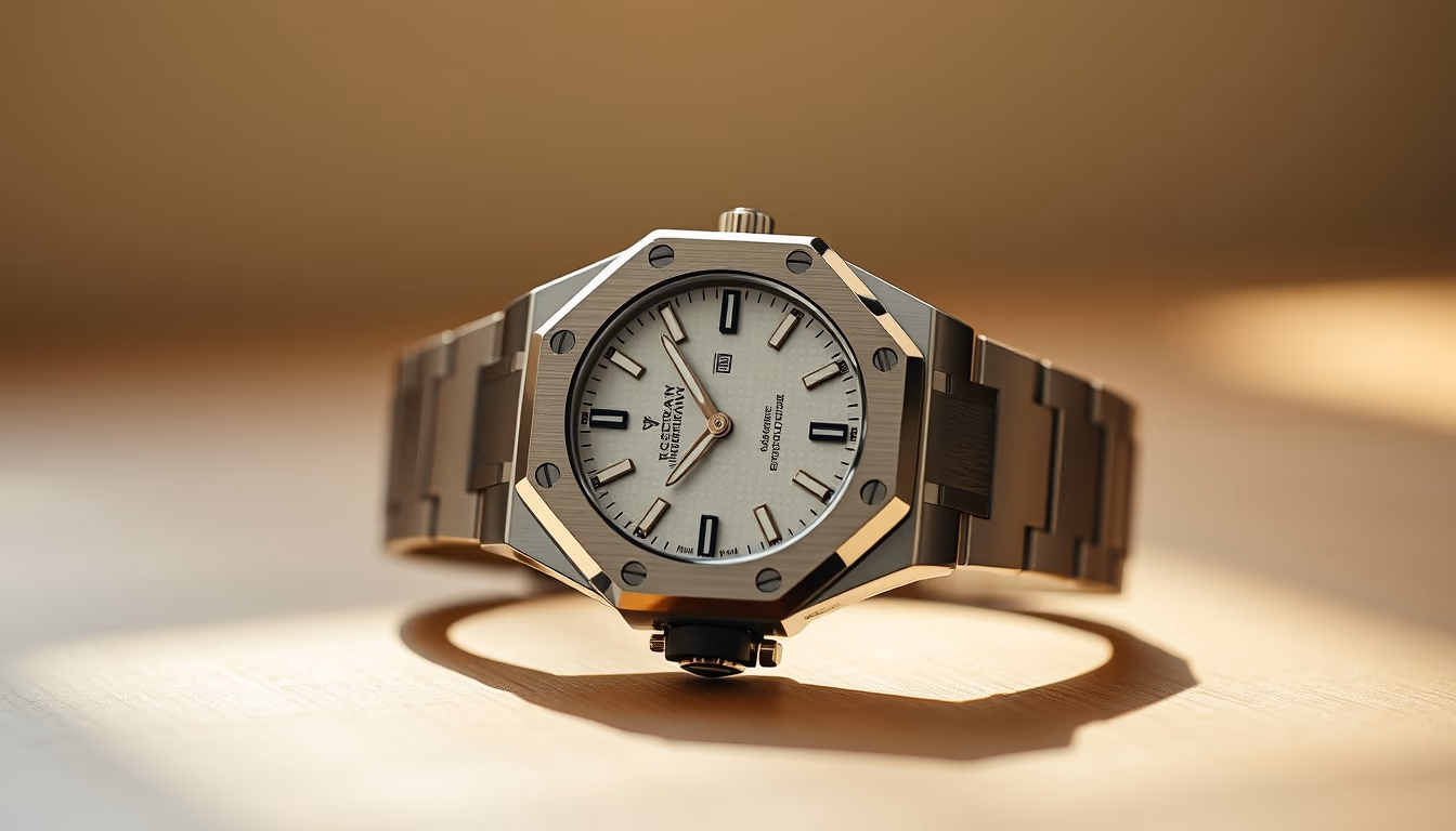 audemars piguet royal oak in editorial style